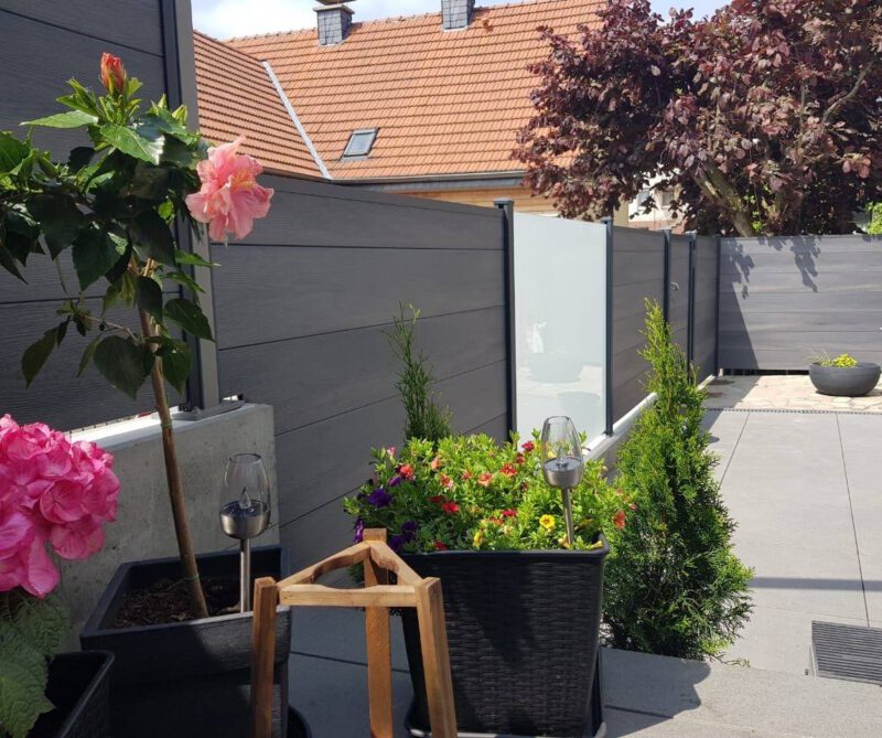 Kombination Glasfeld Premium Zaeune mit BPC Füllung Kombinationen Glas