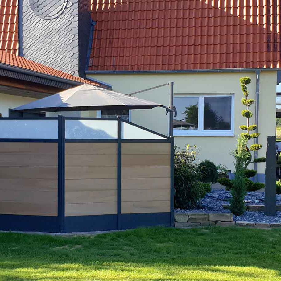 Sichtschutz für die Terrasse mit BPC von VALU