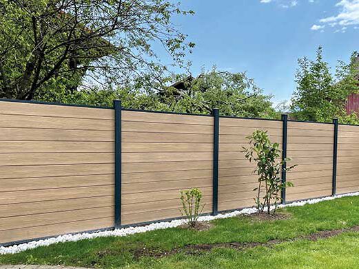 Zaunfüllung aus BPC/MPC